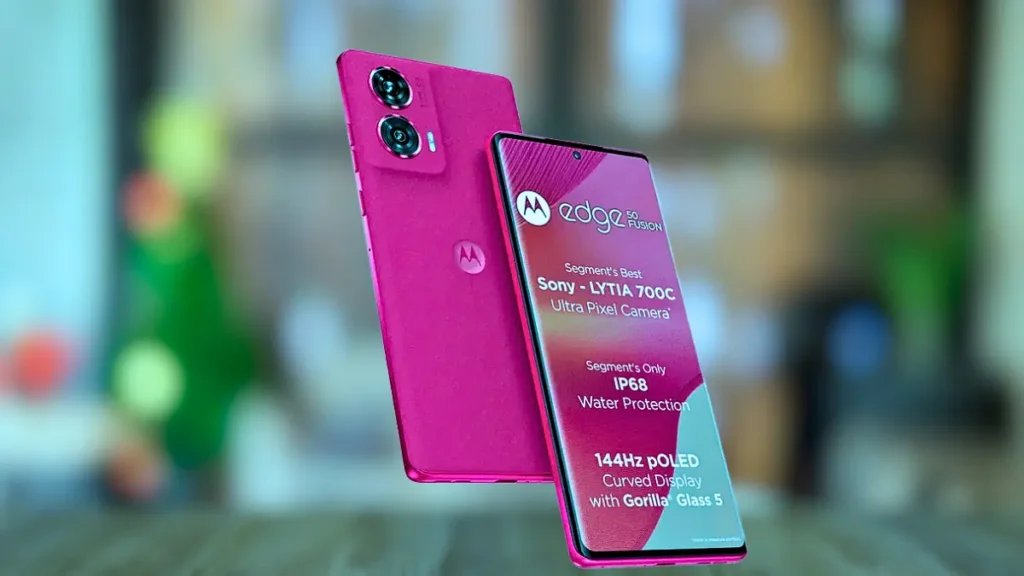 Motorola edge 50 fusion: बैटरी और चार्जिंग: लंबी चलने वाली और फास्ट चार्जिंग सपोर्ट